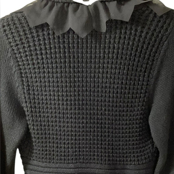 Cache Black Ruffled Cardigan - Picture 10 of 16